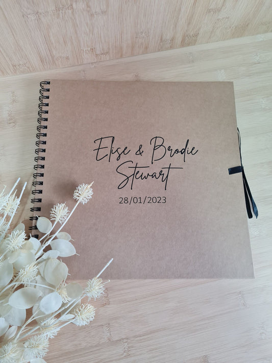 Guest Book with your Font