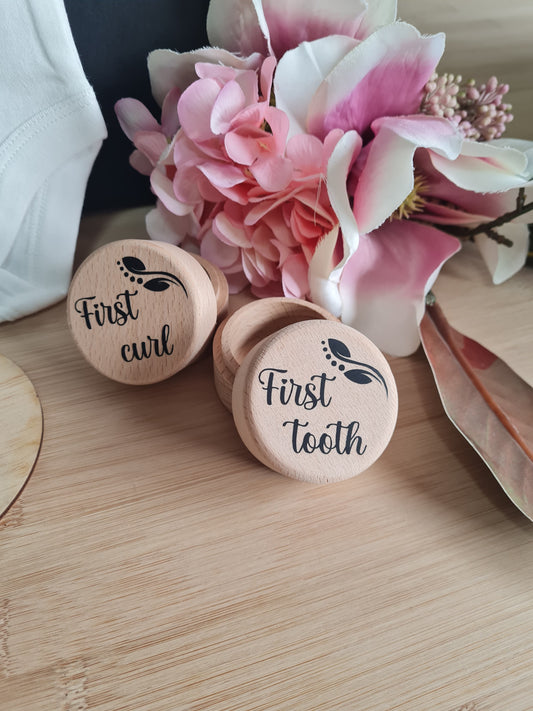 Keepsake Boxes - First Curl/ First Tooth
