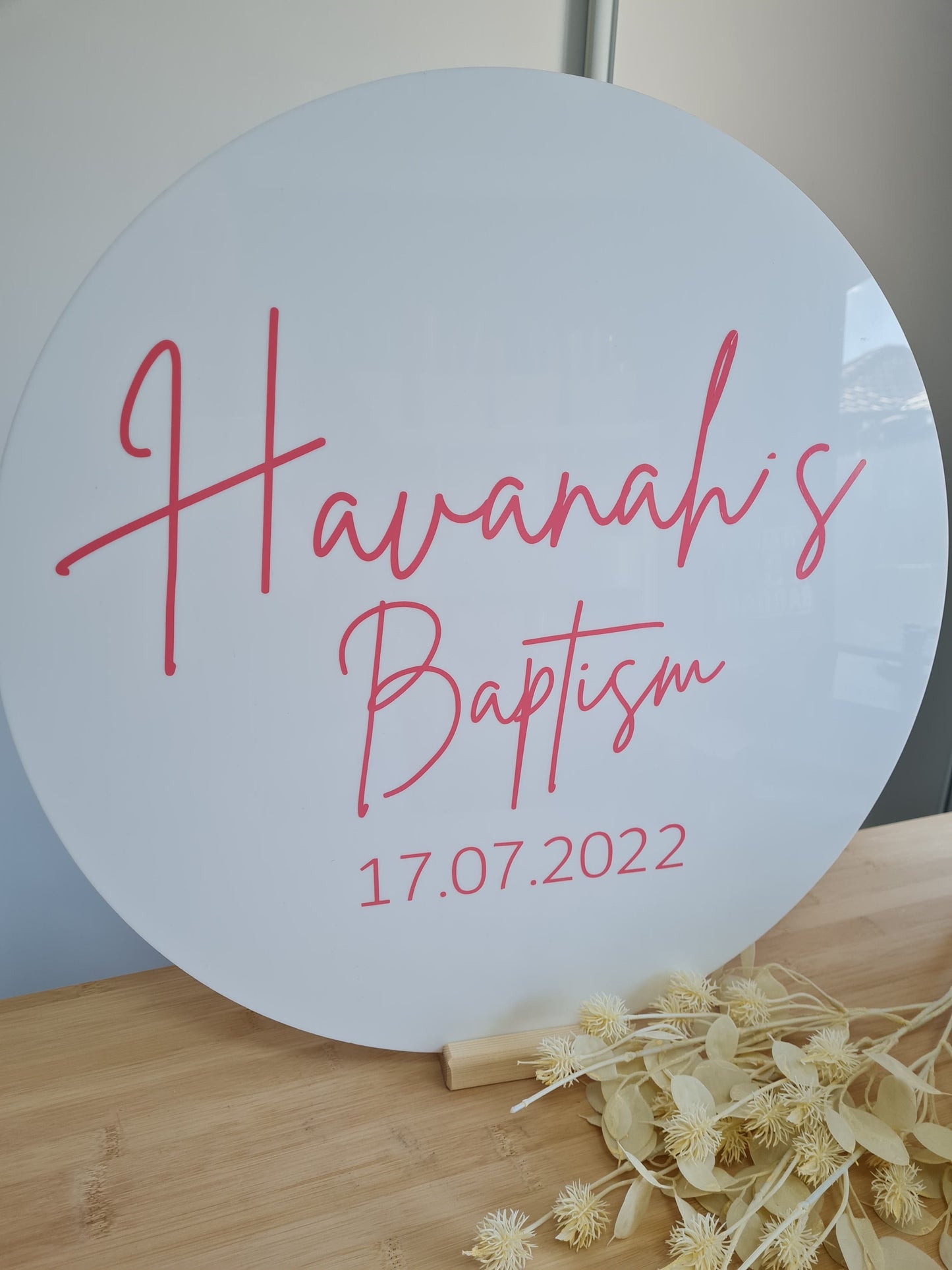 Baptism Round Signs