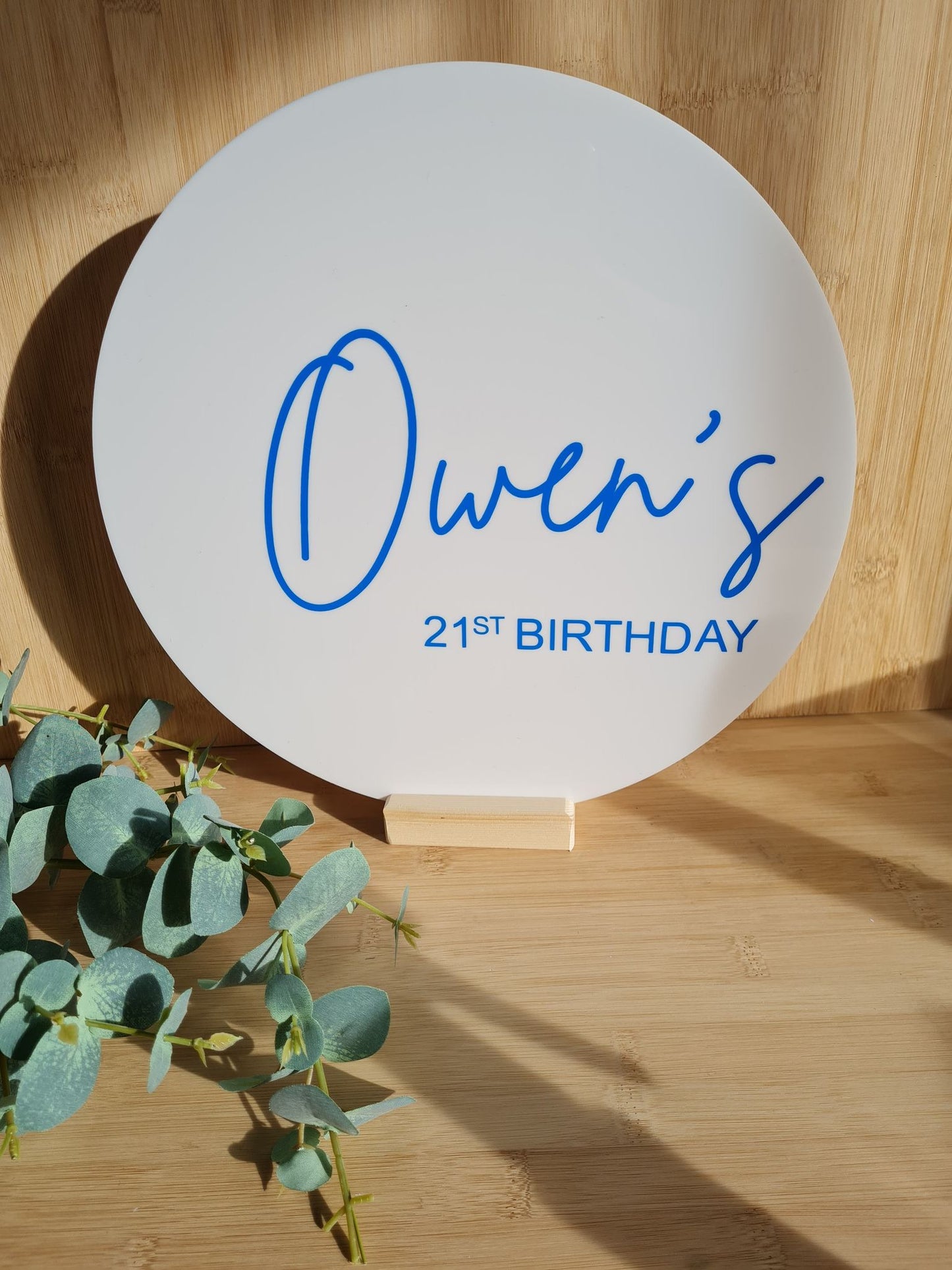 Birthday Round Sign