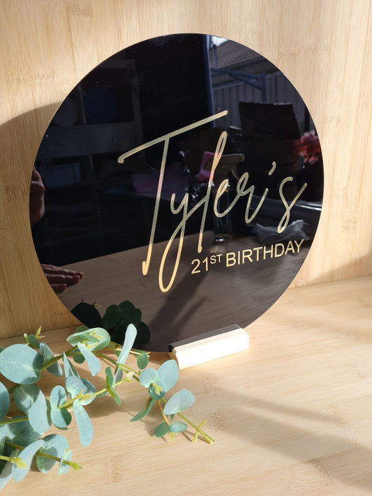 Birthday Round Sign