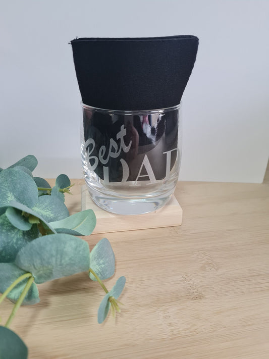 Best Dad Bourbon Glass
