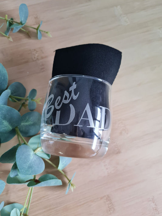 Best Dad Bourbon Glass