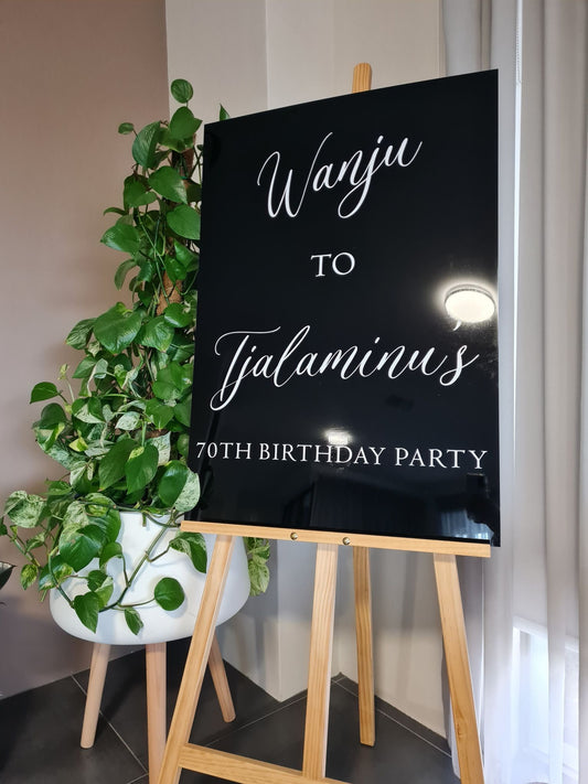 Welcome Sign Birthday Party v1
