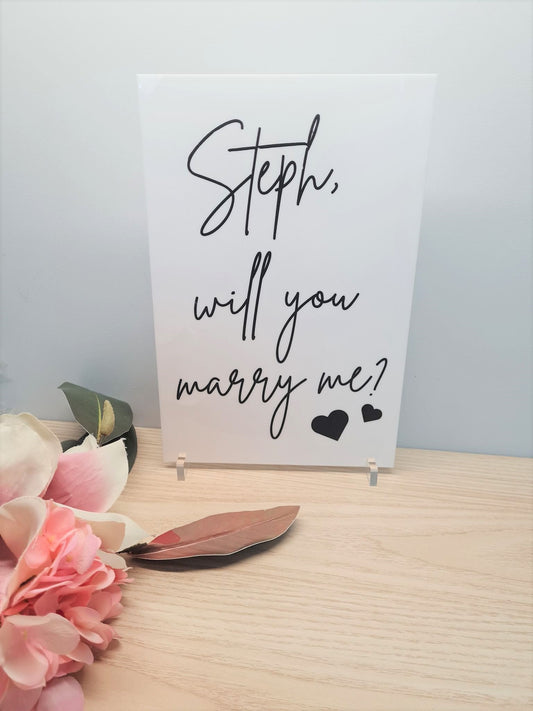 Will You Marry Me? Sign