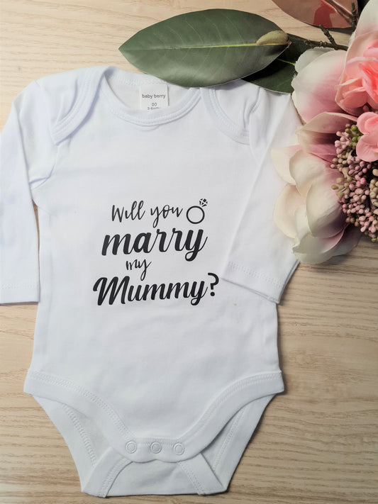 Will you Marry my Daddy/ Mummy Onesie