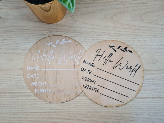 Hello World Plaque v1