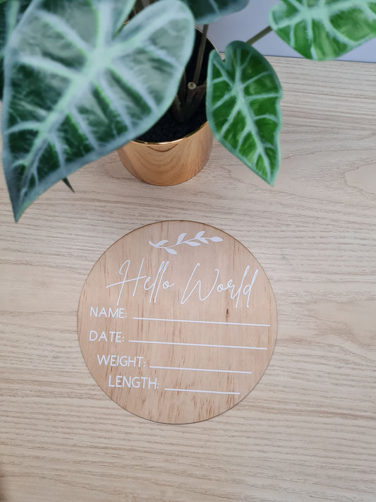 Hello World Plaque v1