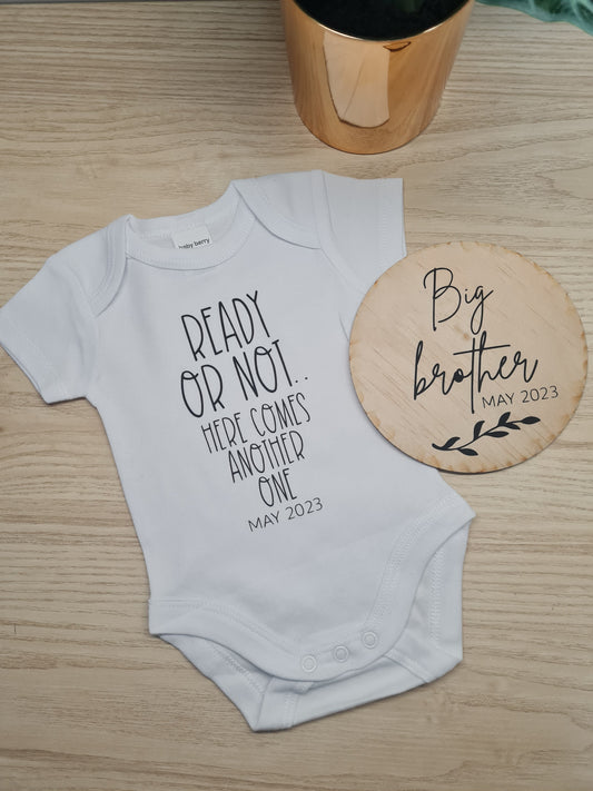 Ready or Not Onesie