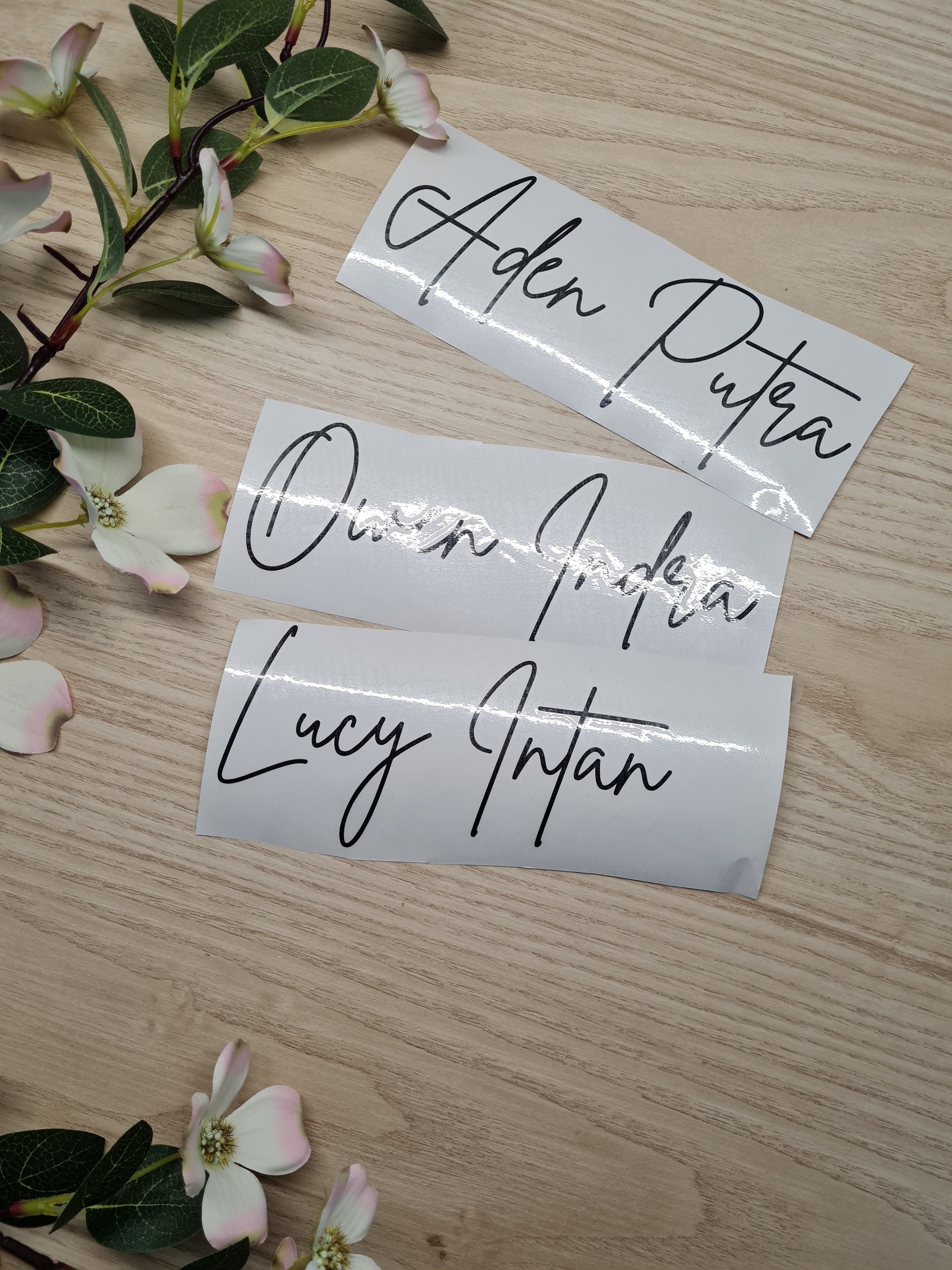 Personalised Name Stickers/ Decal – StyleYourWayCreations
