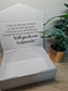 Magnetic gift box - Will you be our Godparents