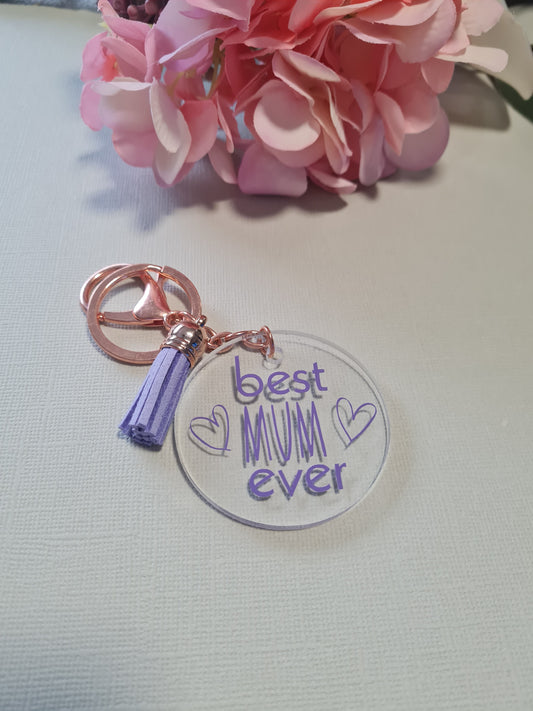 Best Mum Ever Keyrings