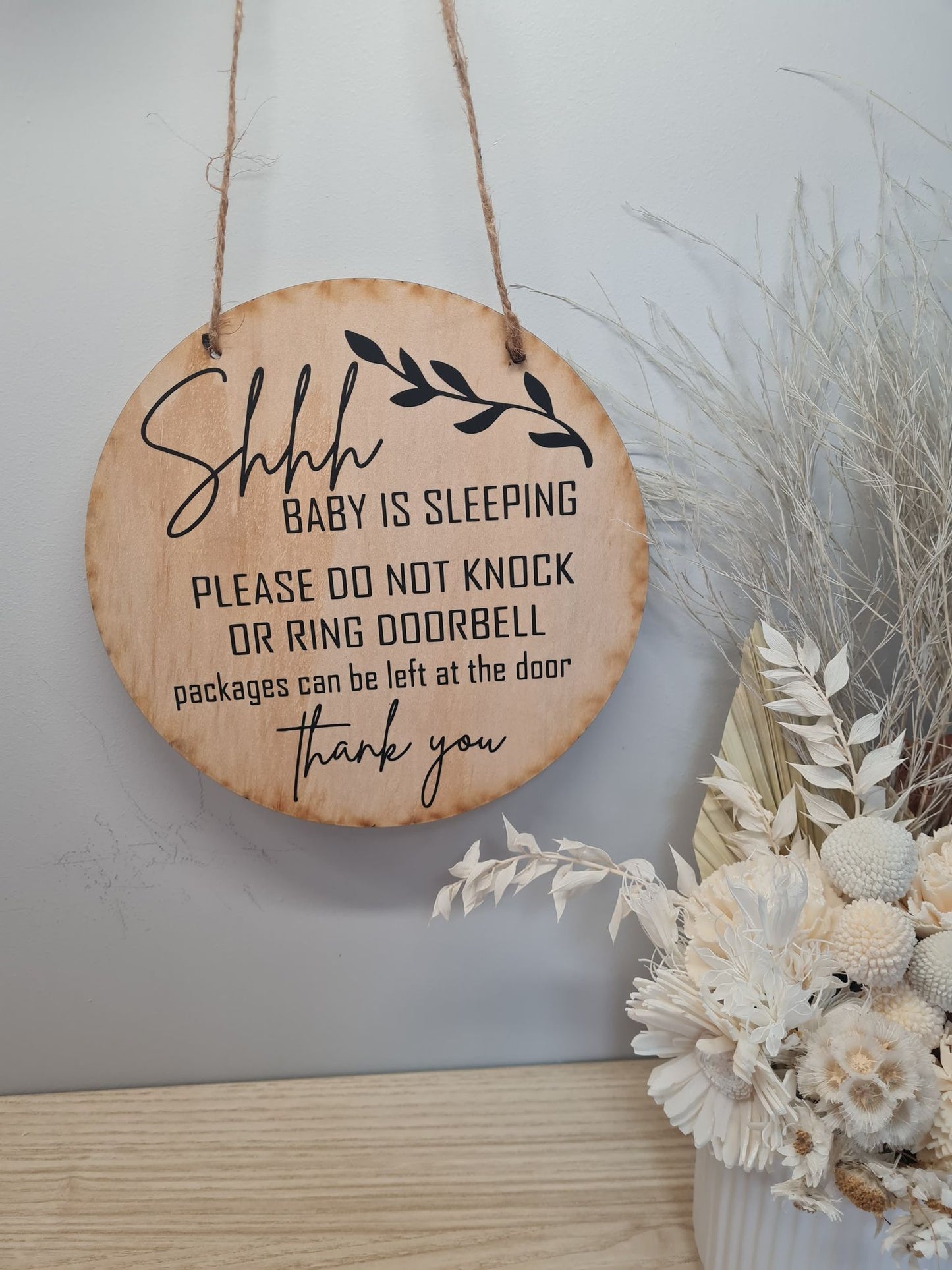 Shhh Baby is Sleeping Sign