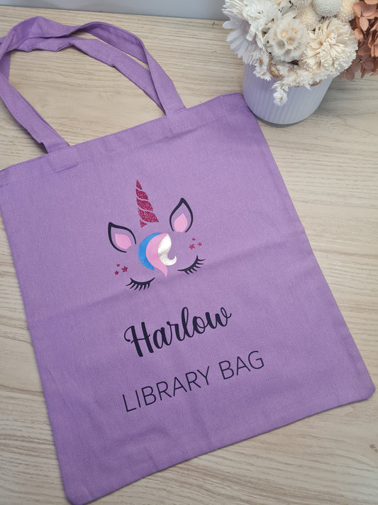 Unicorn Library Bag