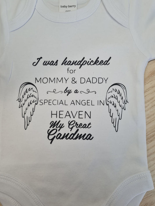 I was Handpicked Onesie