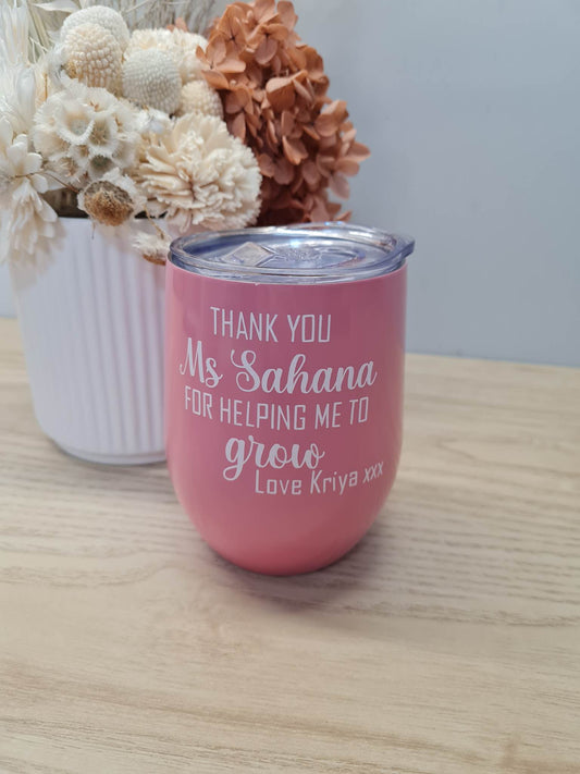 Thank you for helping me Grow Tumbler Tumbler