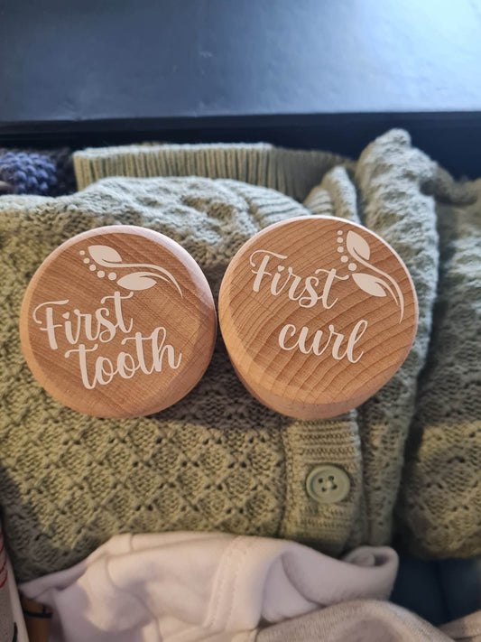 Keepsake Boxes - First Curl/ First Tooth