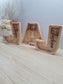Wooden Letter Money Box