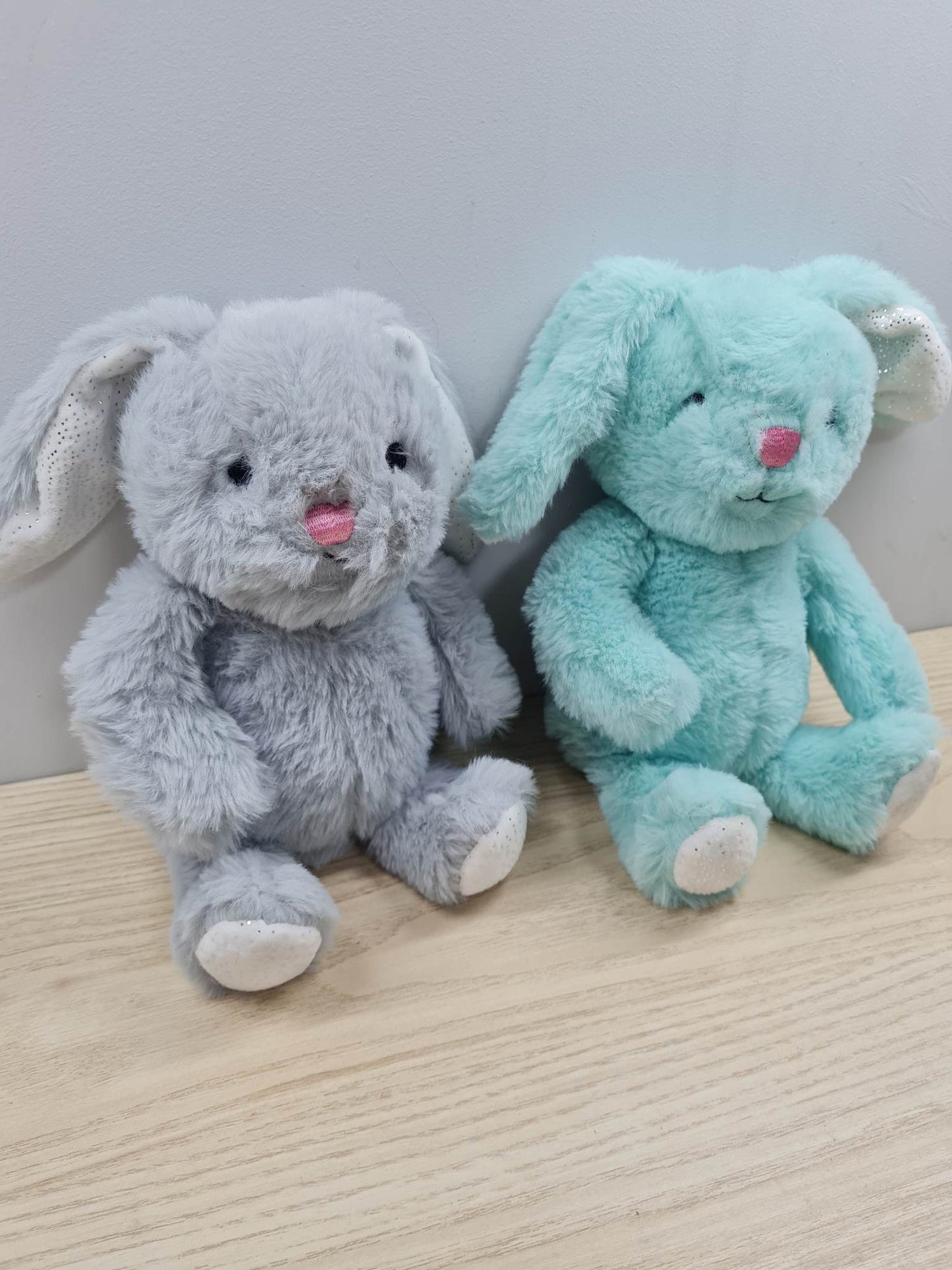 Easter Plush Bunny with Sparkle Ears