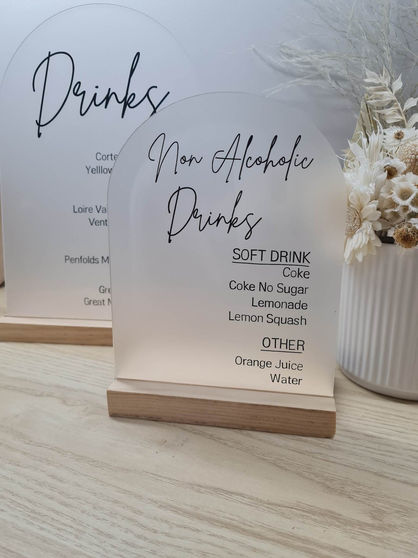 A5 Non Alcoholic - Drink List