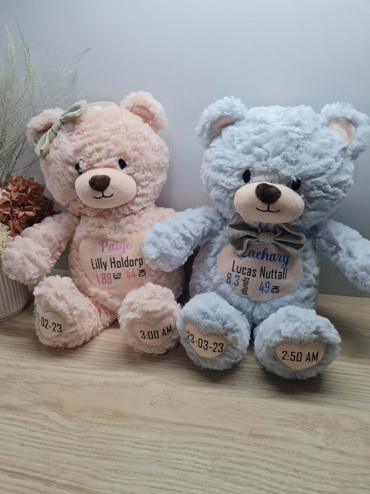 Baby Birth Detail Teddy Bears v1