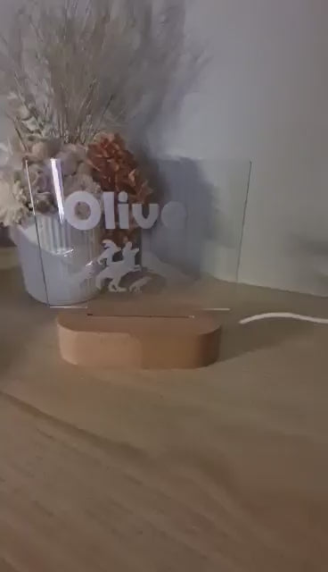 Night Light - Floral Swirl