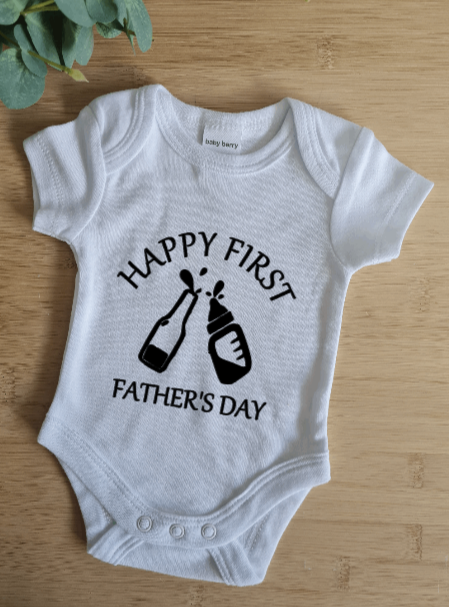 Happy First Father's Day Onesie