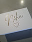 Magnetic gift box - "Name" Heart