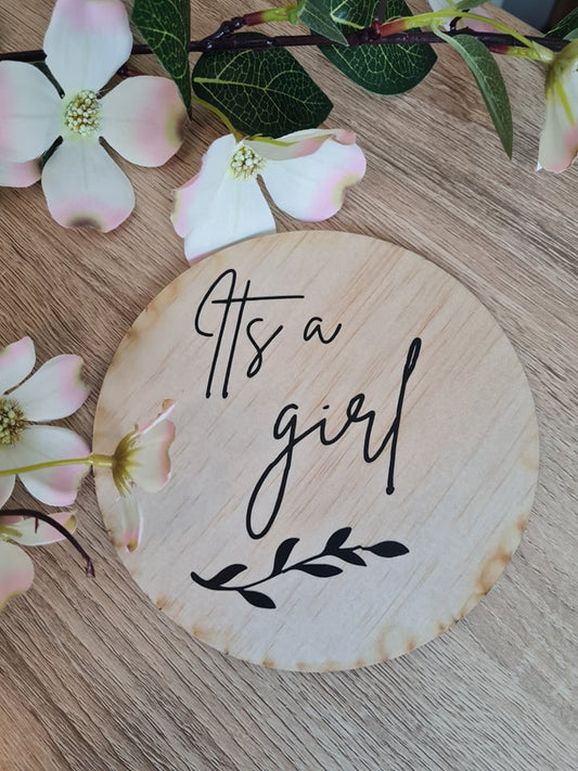 It's a Girl Plaque