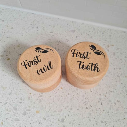 Keepsake Boxes - First Curl/ First Tooth