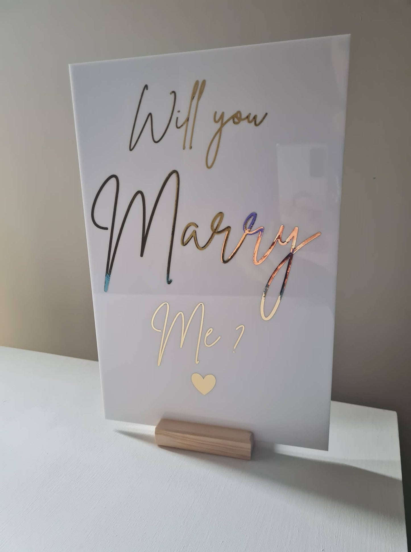 Will You Marry Me? Sign