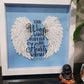 Memorial Frame: "Your wings were ready but our hearts were not"