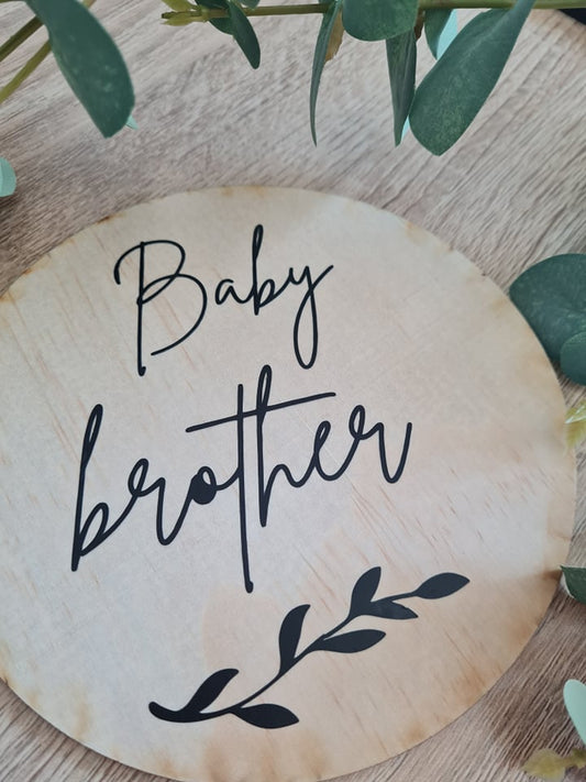 Baby Brother Plaque