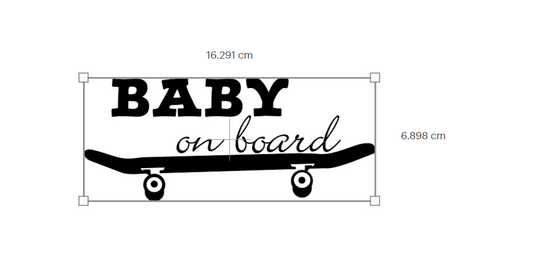 Baby on Board Decal v3