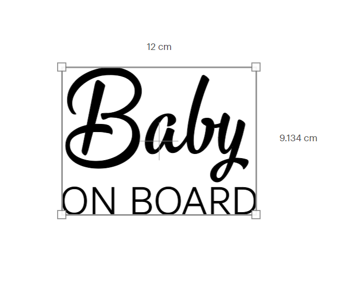 Baby on Board Decal v4