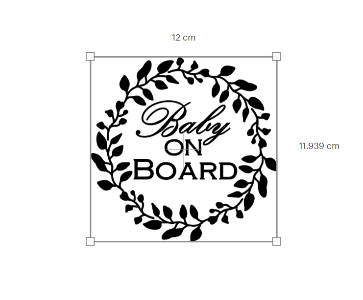 Baby on Board Decal v5