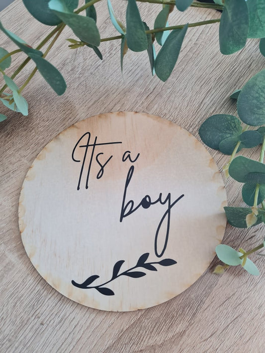 It's a Boy Plaque