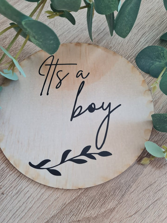 It's a Boy Plaque